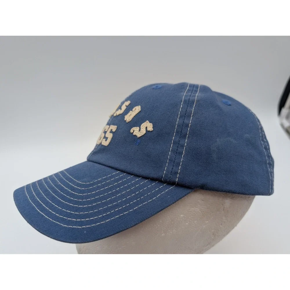 Top of the World Kansas Jayhawks 1865 Blue Adjustable Baseball Hat Cap Mens
